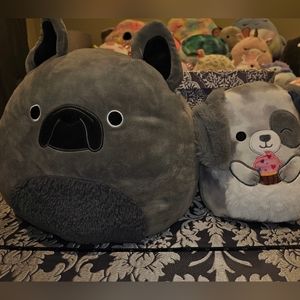 French Bulldog 12" & Tie Dye Grey Puppy